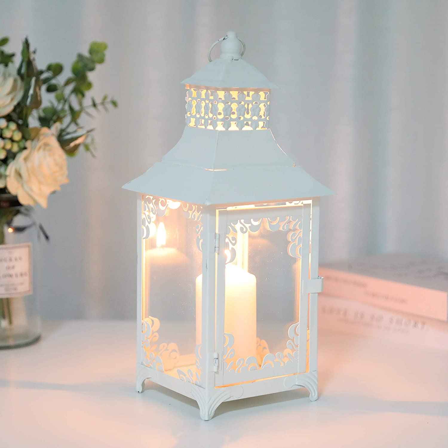14.5'' High Vintage Style Candle Lantern
